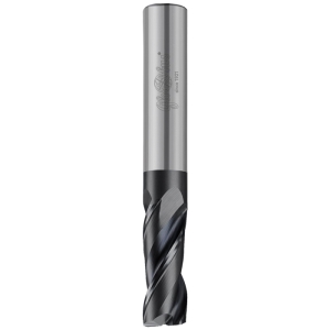 Coated solid carbide finishing end mills, Z2 positive - for machining steel and metals
