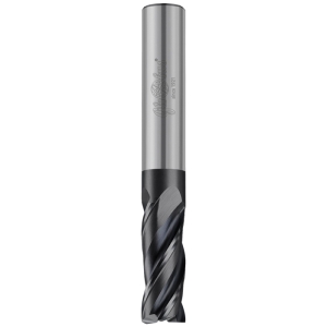 Coated solid carbide finishing end mills, Z3 positive - for machining steel and metals