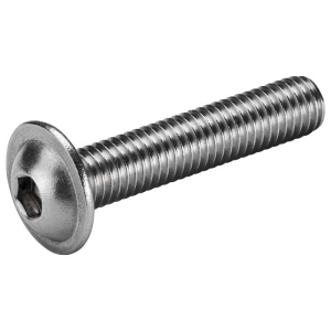 GLOTECH - Mushroom-head screws with flange - hexagonal socket - ISO 7380-2